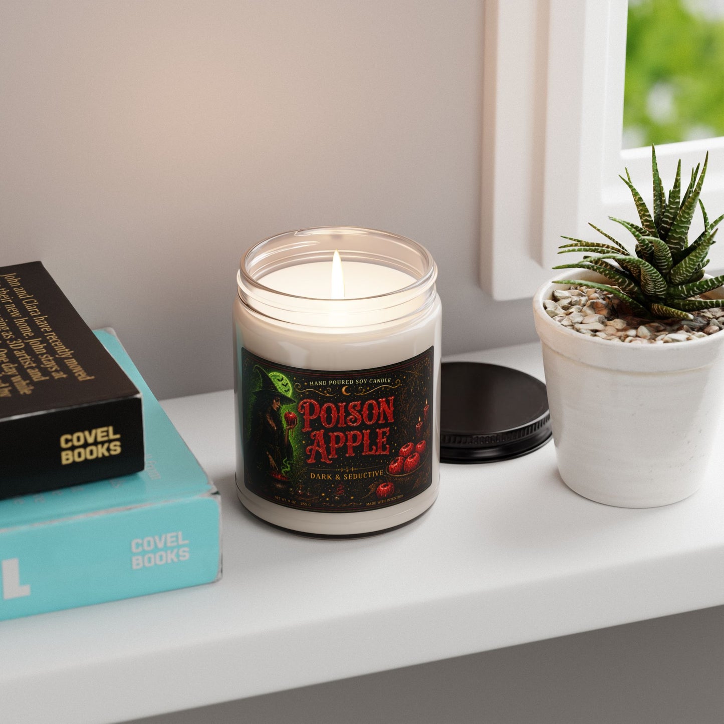 Poison Apple Scented Soy Candle — 9oz Dark & Seductive Autumn Candle