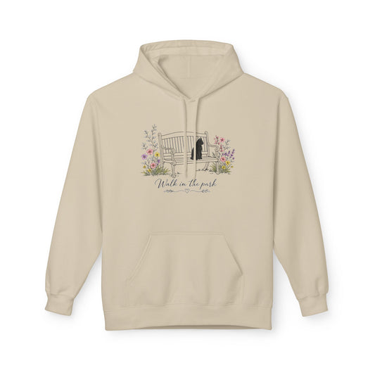 Walk Me in the Park Hoodie | Floral Gate Illustration