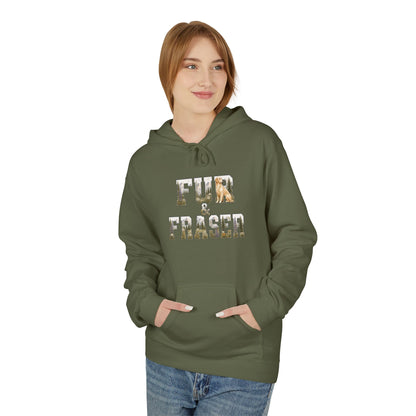 Fur & Fraser Floral Logo Hoodie — Cozy Pet Lover Pullover