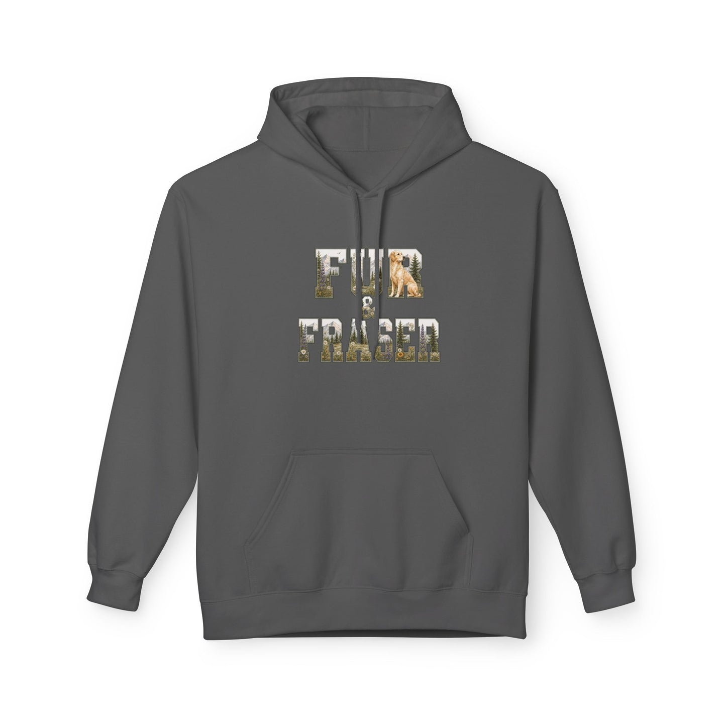 Fur & Fraser Floral Logo Hoodie — Cozy Pet Lover Pullover