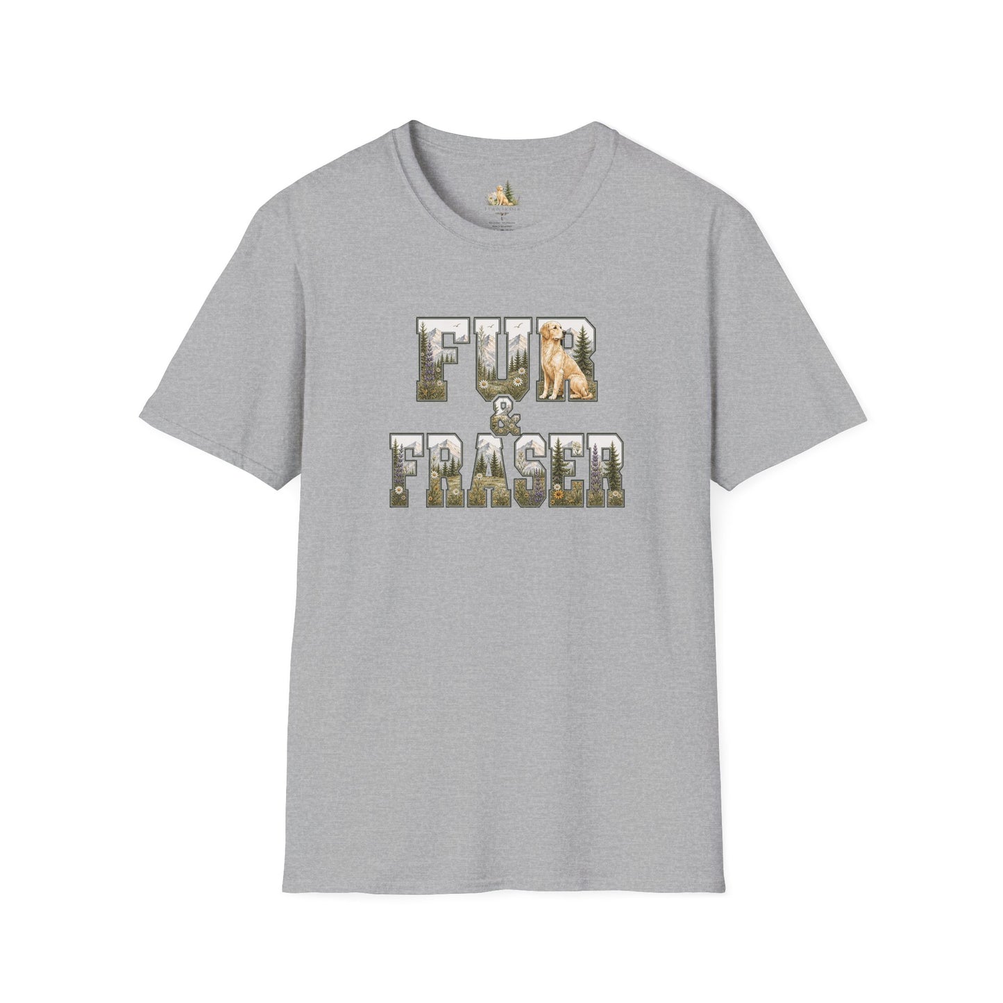 T-Shirt — Fur & Fraser Logo Graphic Tee(Light Weight, Ultra Soft Tee)