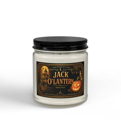 Jack O'Lantern Soy Candle — Spiced Halloween Scent (4oz & 9oz)