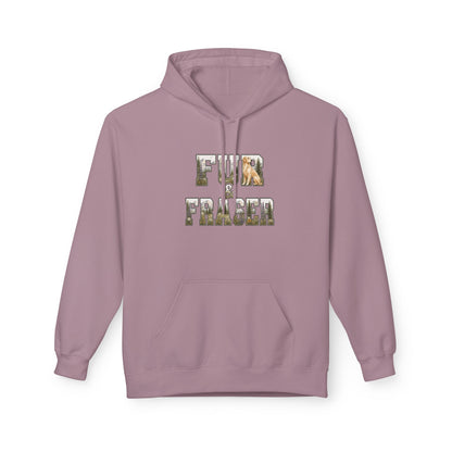 Fur & Fraser Floral Logo Hoodie — Cozy Pet Lover Pullover