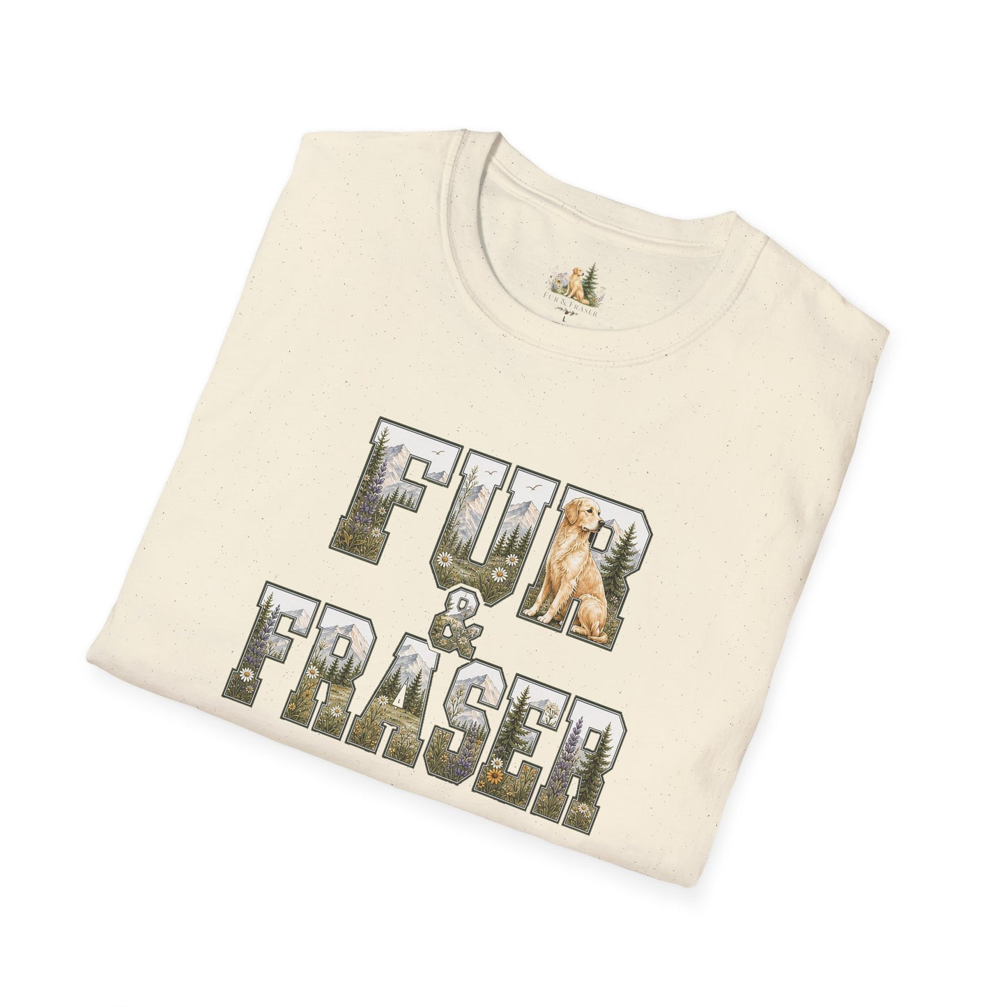 T-Shirt — Fur & Fraser Logo Graphic Tee(Light Weight, Ultra Soft Tee)
