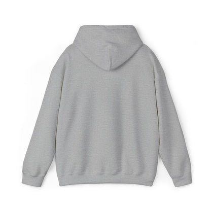 Minimal Embroidered 'absolutely not.' Hoodie - White Cozy Casual Sweatshirt