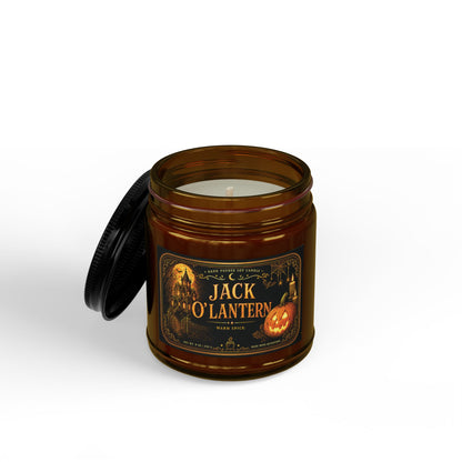 Jack O'Lantern Soy Candle — Spiced Halloween Scent (4oz & 9oz)