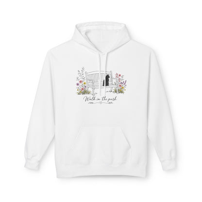 Walk Me in the Park Hoodie | Floral Gate Illustration