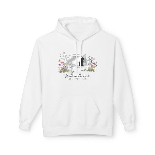 Walk Me in the Park Hoodie | Floral Gate Illustration