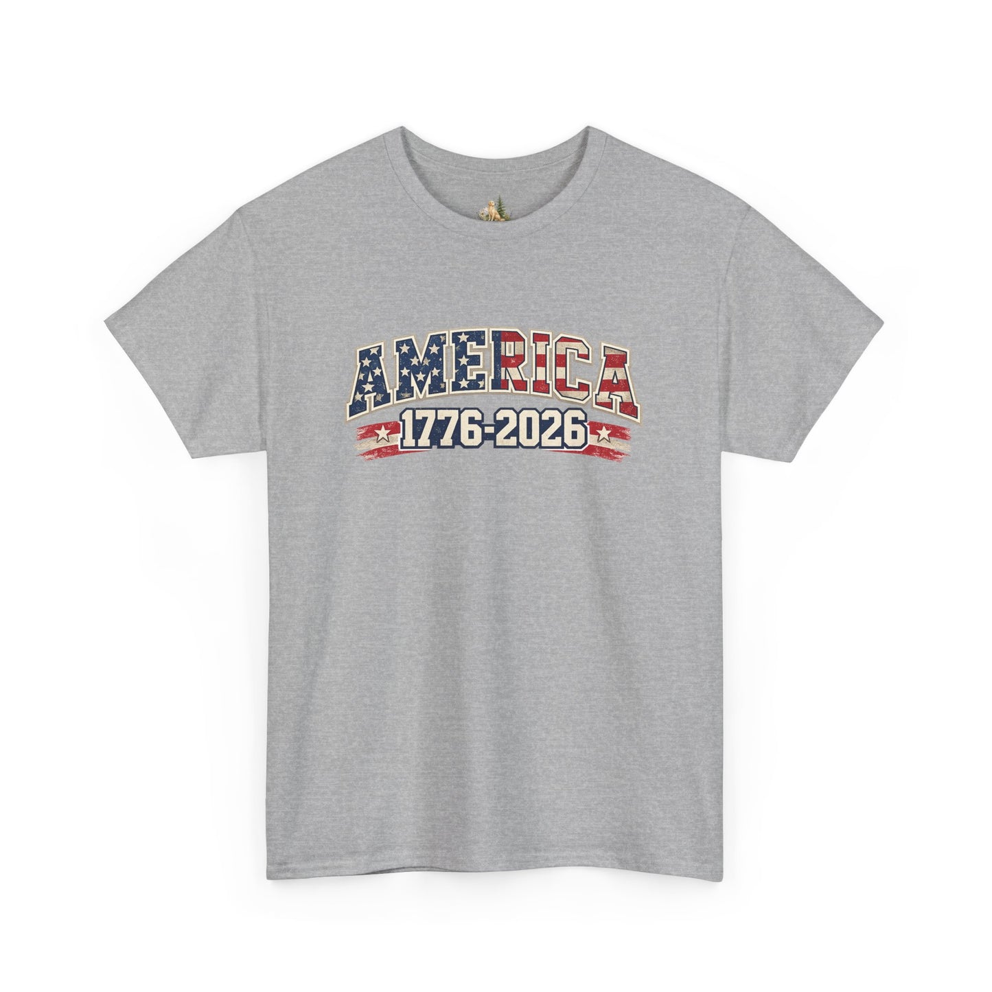 Unisex America 1776-2026 Patriotic Tee (Heavy Weight Cotton)