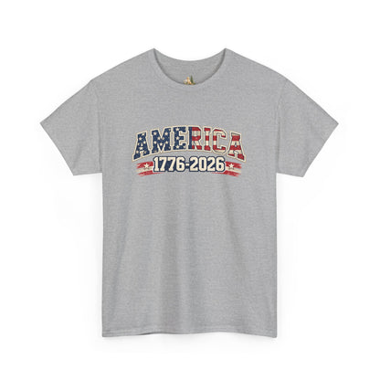Unisex America 1776-2026 Patriotic Tee (Heavy Weight Cotton)
