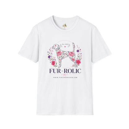 Floral Dog Tee — “FUR-ROLIC” Graphic T-Shirt (Est. 2022)