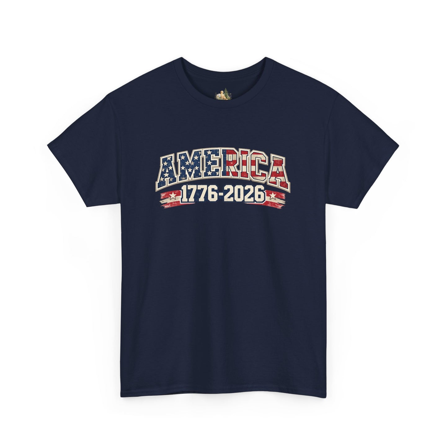 Unisex America 1776-2026 Patriotic Tee (Heavy Weight Cotton)