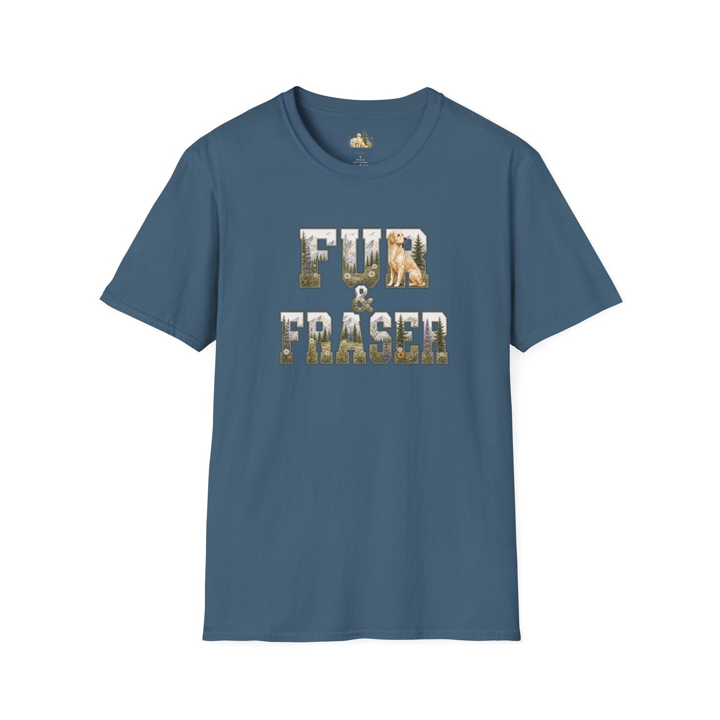T-Shirt — Fur & Fraser Logo Graphic Tee(Light Weight, Ultra Soft Tee)