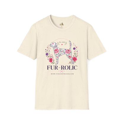 Floral Dog Tee — “FUR-ROLIC” Graphic T-Shirt (Est. 2022)
