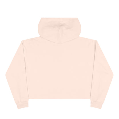 Cropped Hoodie — Floral Vintage Camera “Adventure Awaits” Crop Hoodie