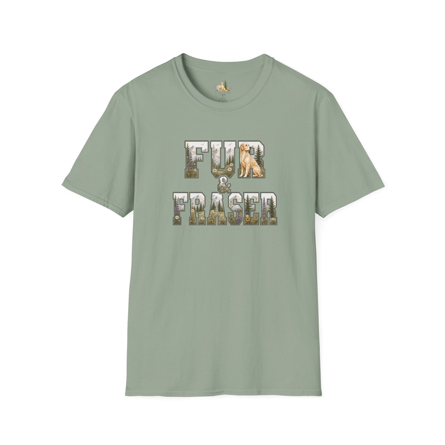 T-Shirt — Fur & Fraser Logo Graphic Tee(Light Weight, Ultra Soft Tee)