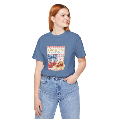 Cherry Pie Picnic Club Tee | 4th of July Retro Americana, vintage flag stars