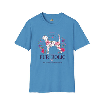 Floral Dog Tee — “FUR-ROLIC” Graphic T-Shirt (Est. 2022)