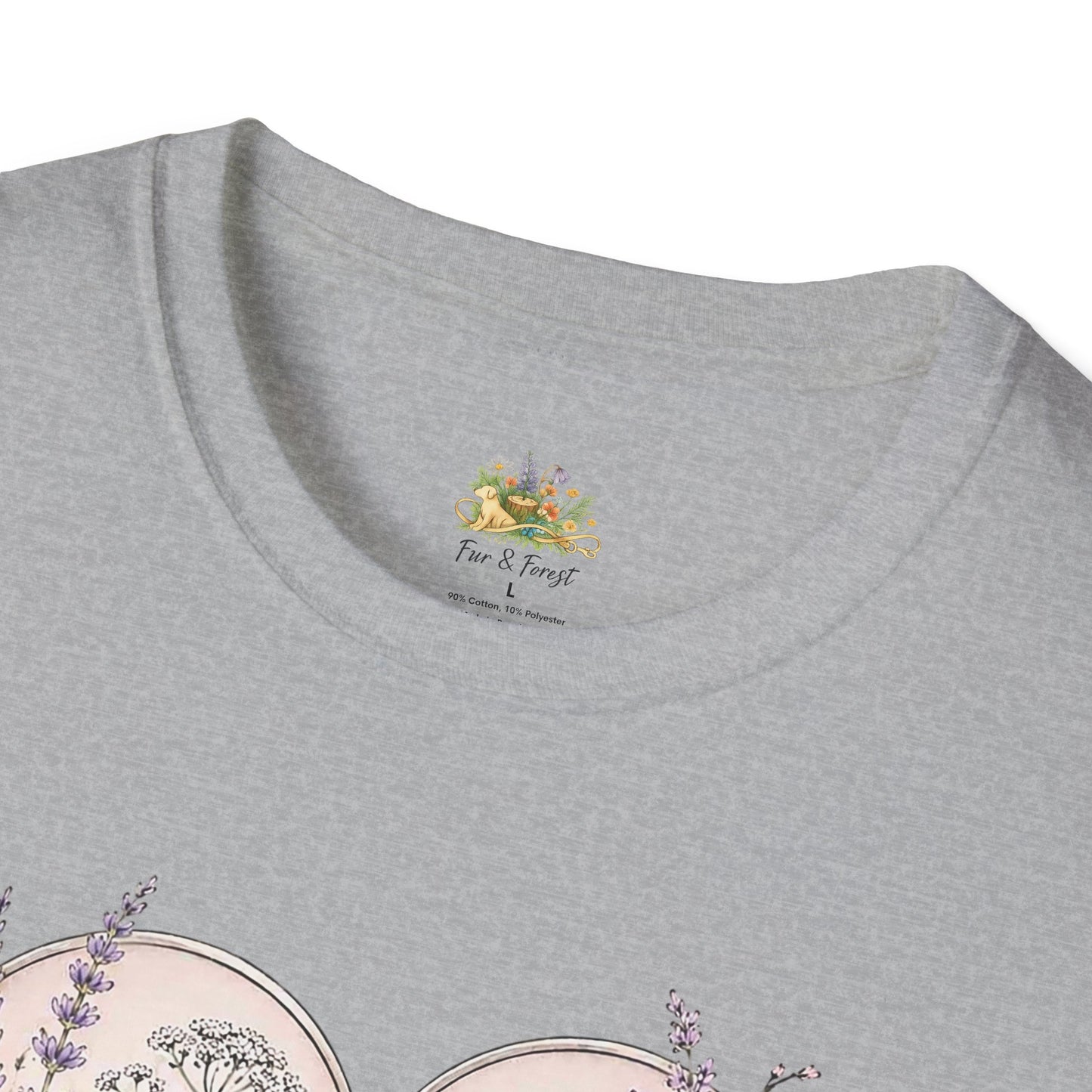 Dog Mom Floral Heart T-Shirt