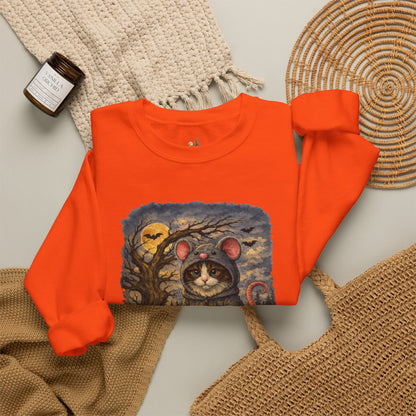 Halloween Cat/Mouse Sweatshirt – What Tails Lurk Behind The Pines Collection