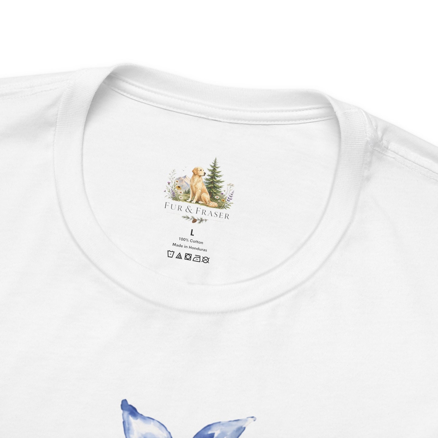 T-Shirt — Blue Delft Lobster Bandana Graphic Tee
