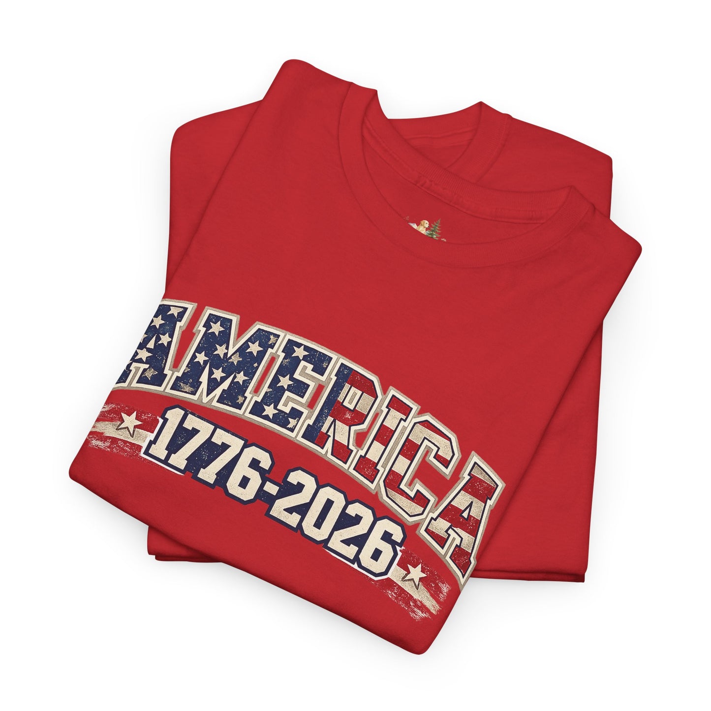 Unisex America 1776-2026 Patriotic Tee (Heavy Weight Cotton)