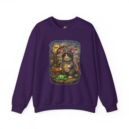 Halloween Cat/Mouse Sweatshirt – What Tails Lurk Behind The Pines Collection