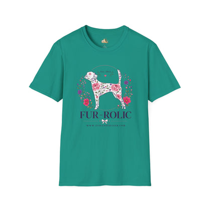 Floral Dog Tee — “FUR-ROLIC” Graphic T-Shirt (Est. 2022)