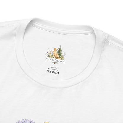 Reading Lover T-Shirt — “A Day Without Reading Is Like… Just Kidding” Floral Book Tee