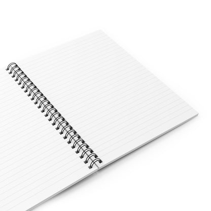 French Bulldog Paris Stamp Spiral Notebook | Ruled