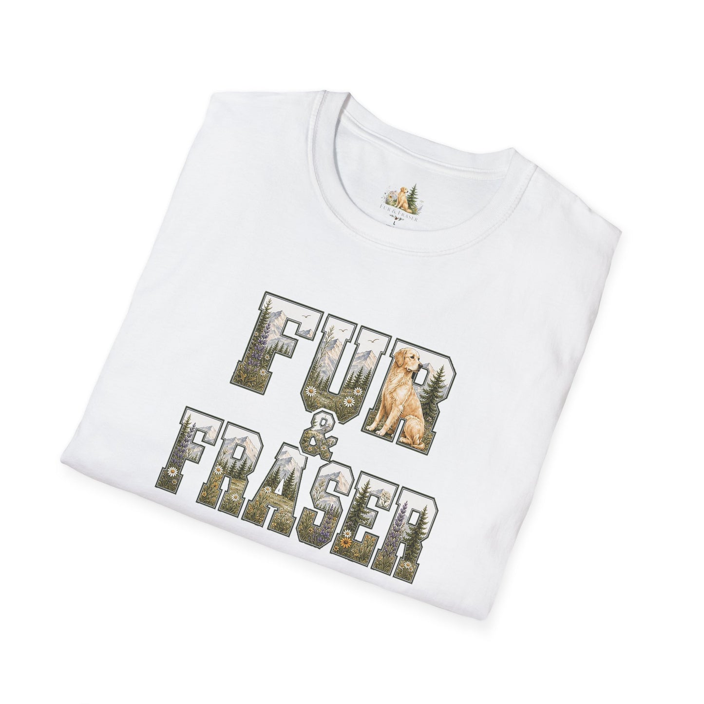 T-Shirt — Fur & Fraser Logo Graphic Tee(Light Weight, Ultra Soft Tee)