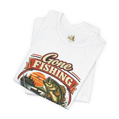 Gone Fishing Graphic Tee — "Gone Fishing, Catch You Later" Fishing T-Shirt