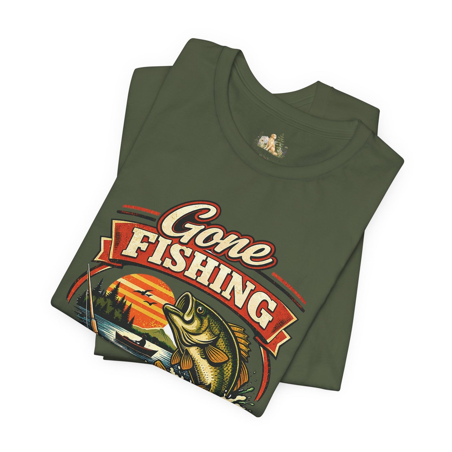 Gone Fishing Graphic Tee — "Gone Fishing, Catch You Later" Fishing T-Shirt