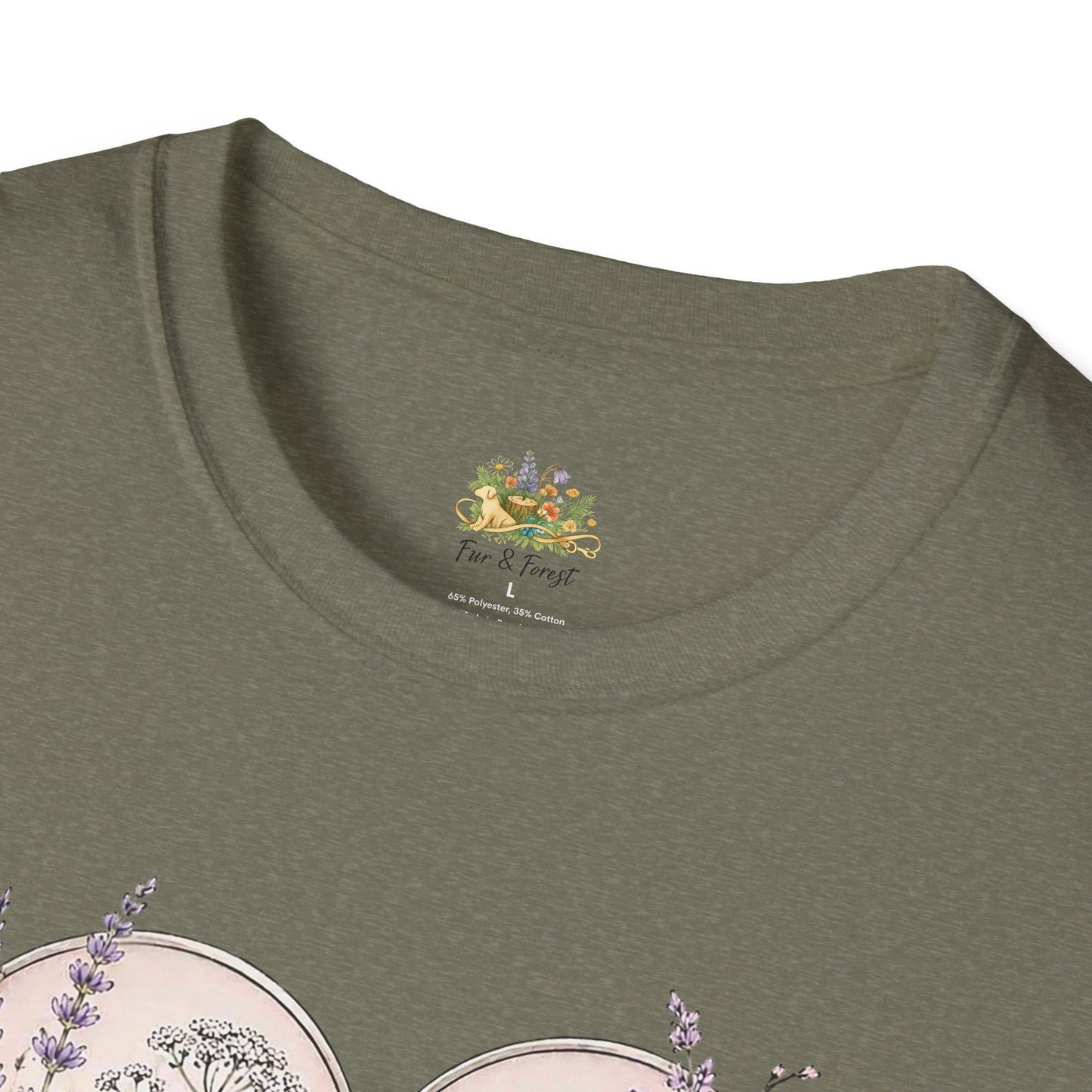 Dog Mom Floral Heart T-Shirt