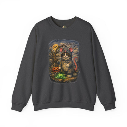 Halloween Cat/Mouse Sweatshirt – What Tails Lurk Behind The Pines Collection