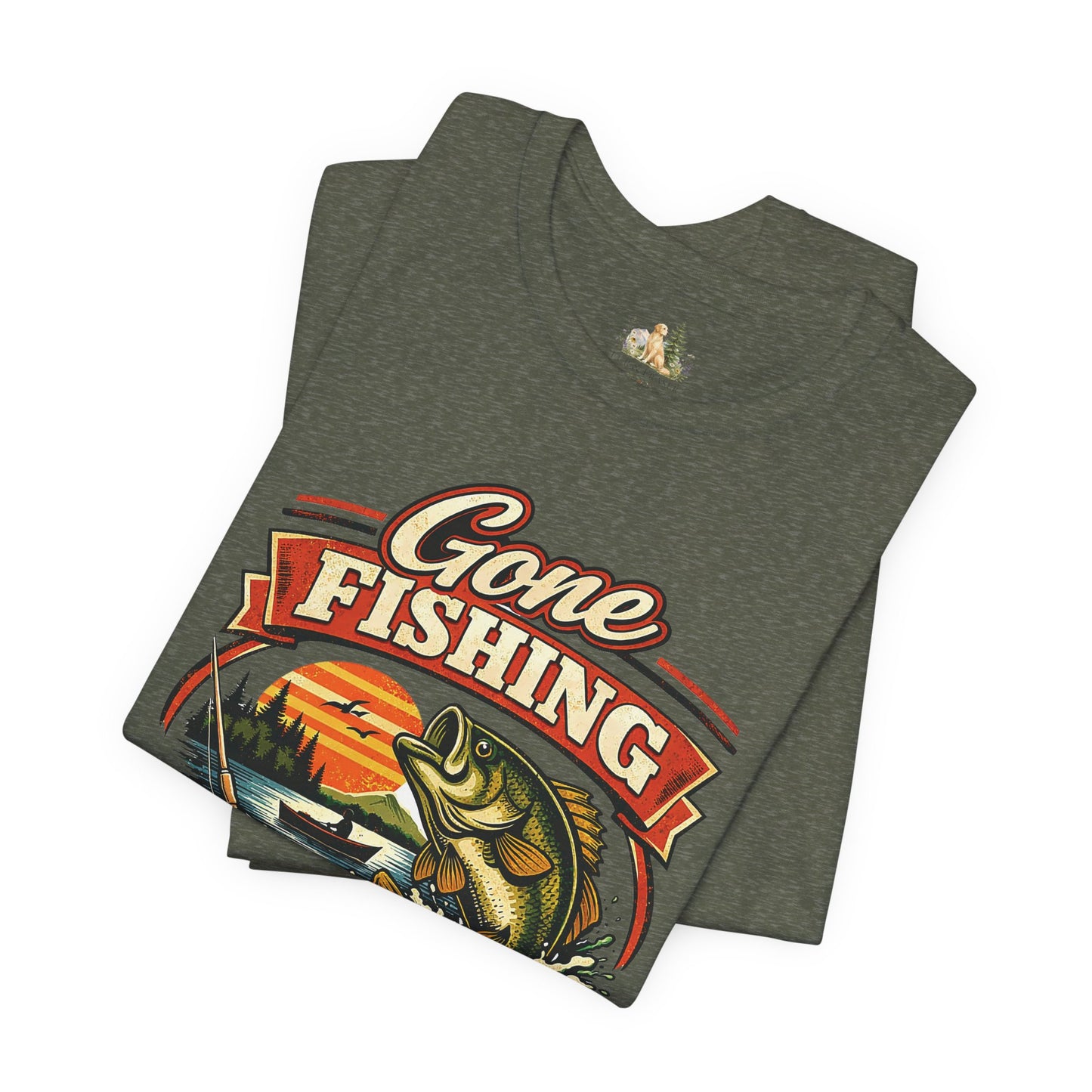 Gone Fishing Graphic Tee — "Gone Fishing, Catch You Later" Fishing T-Shirt
