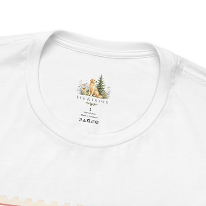 Vintage Pup Roadtrip T-Shirt — Retro Stamp Design (25)