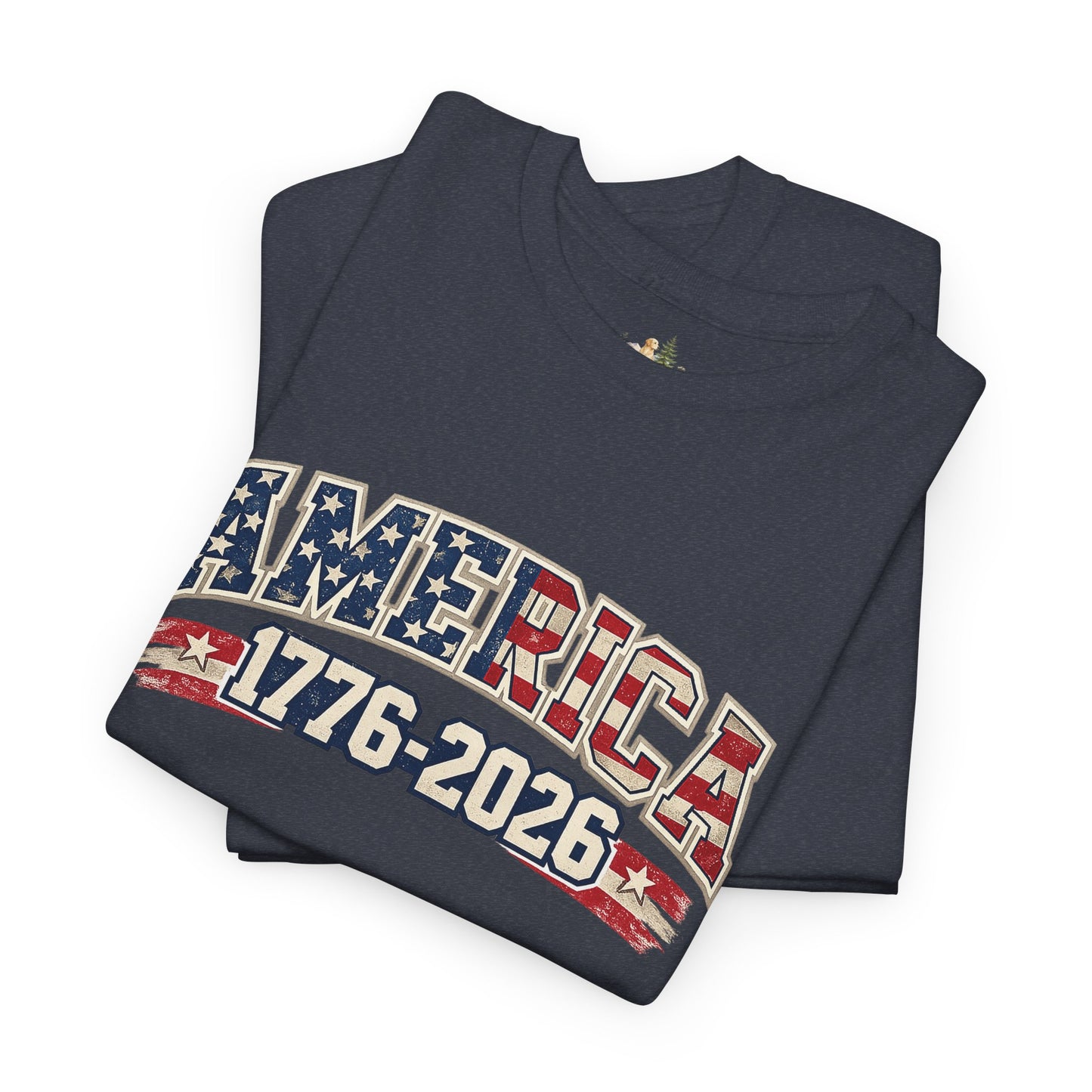 Unisex America 1776-2026 Patriotic Tee (Heavy Weight Cotton)