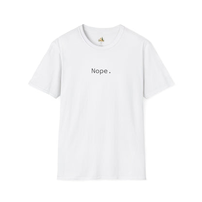 Nope. Minimalist Graphic Tee