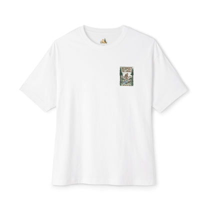 Respect The Locals T-Shirt — Bigfoot Trail Graphic Tee (Boxy Oversized Tee)