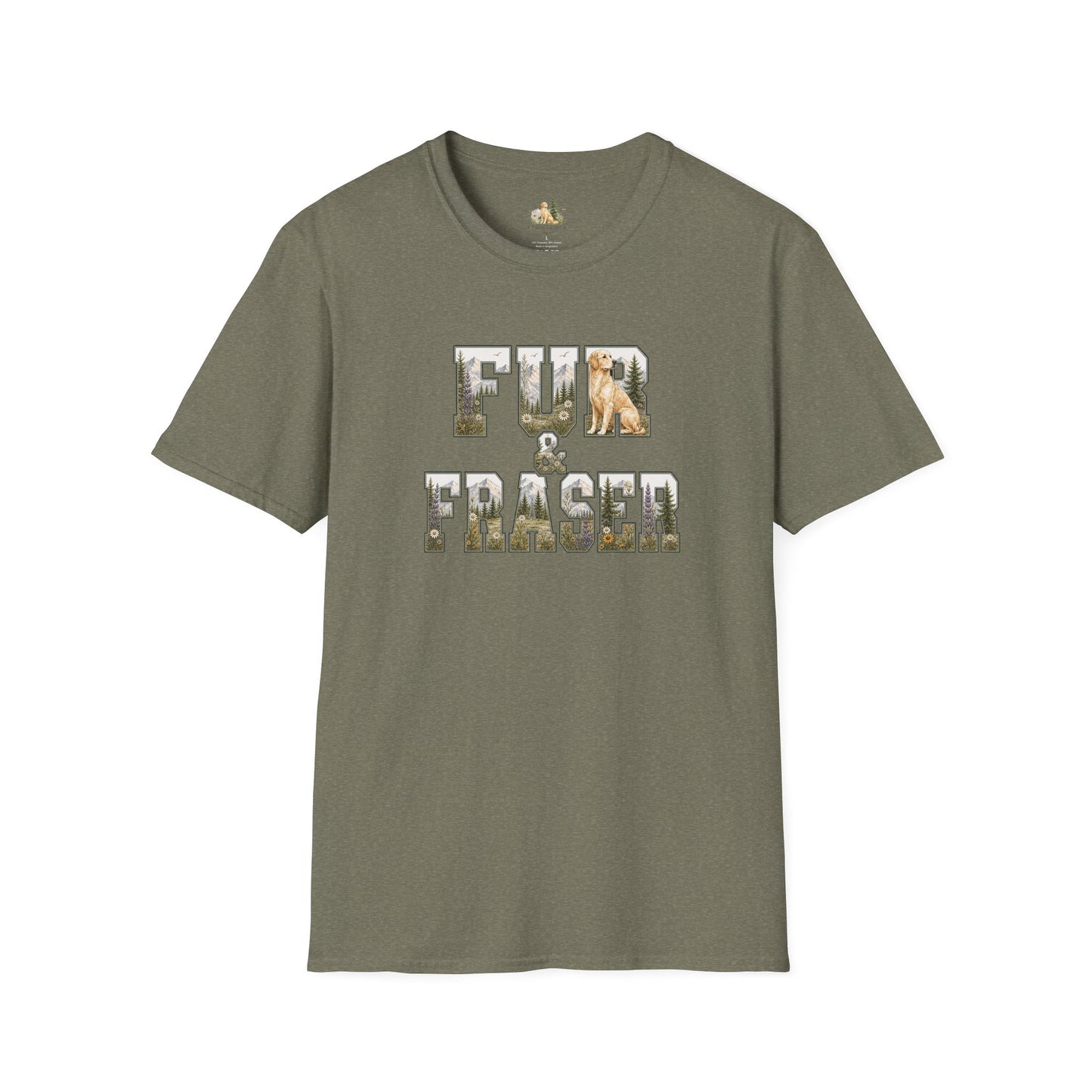 T-Shirt — Fur & Fraser Logo Graphic Tee(Light Weight, Ultra Soft Tee)