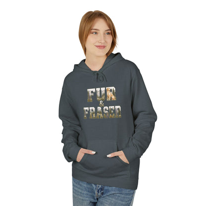 Fur & Fraser Floral Logo Hoodie — Cozy Pet Lover Pullover
