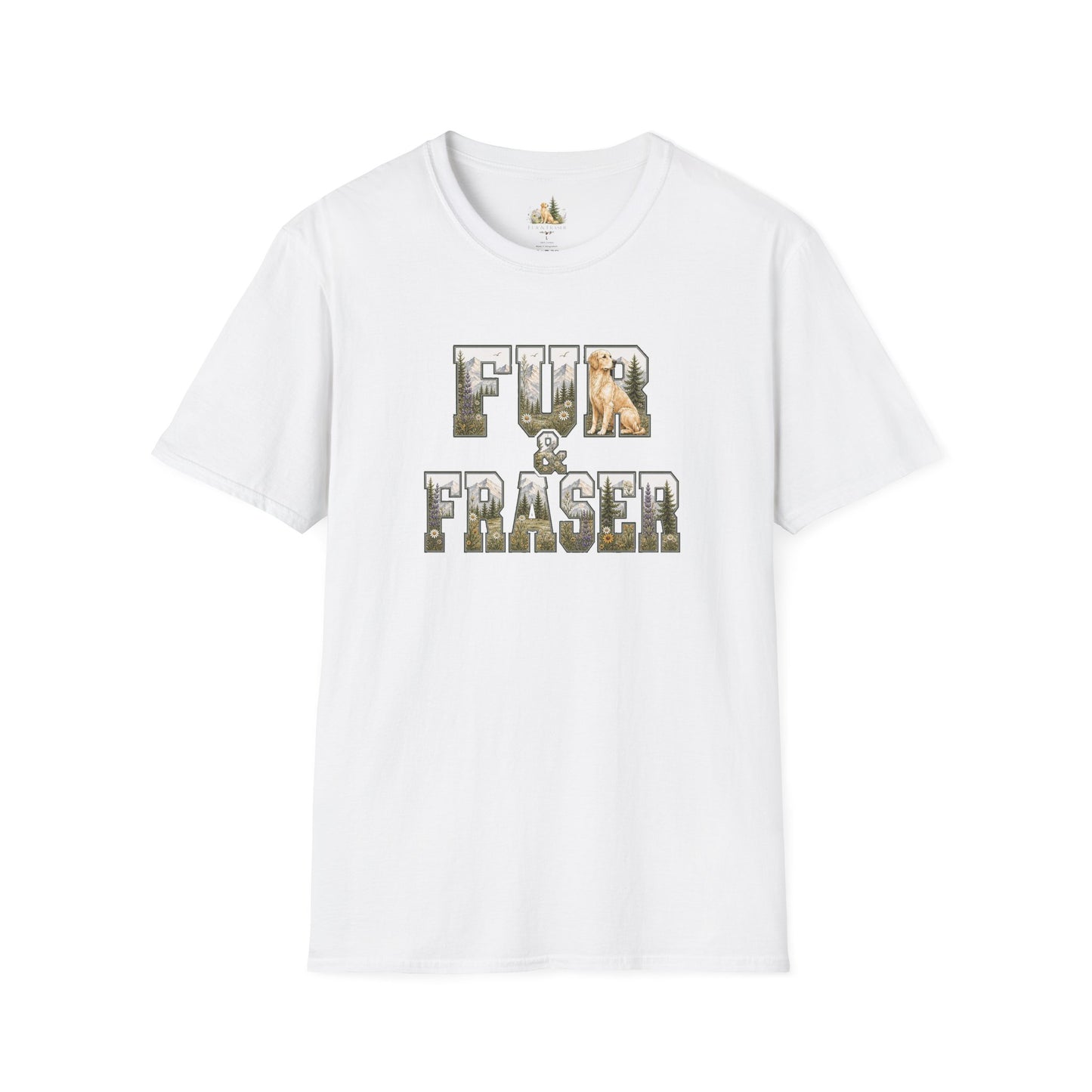 T-Shirt — Fur & Fraser Logo Graphic Tee(Light Weight, Ultra Soft Tee)