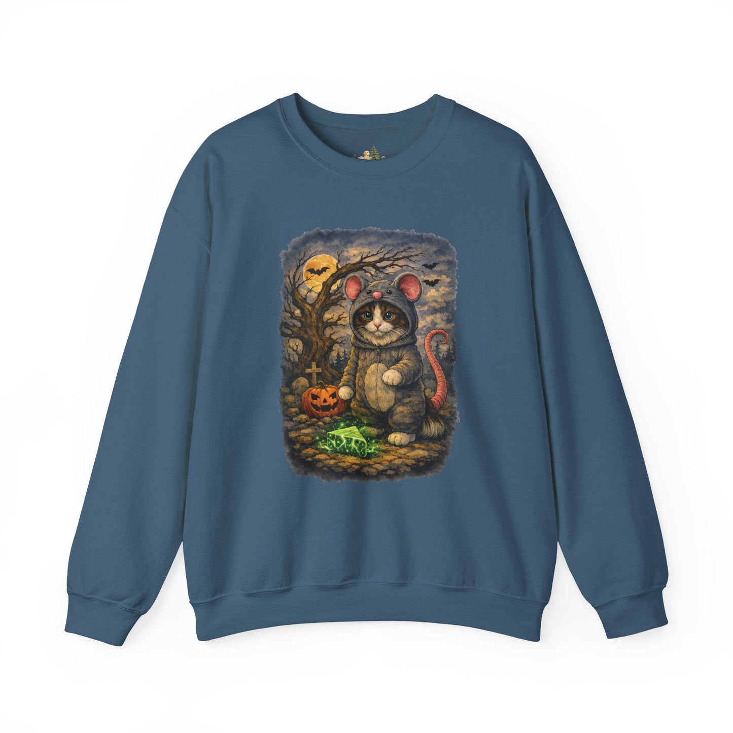 Halloween Cat/Mouse Sweatshirt – What Tails Lurk Behind The Pines Collection