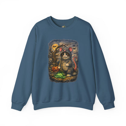 Halloween Cat/Mouse Sweatshirt – What Tails Lurk Behind The Pines Collection