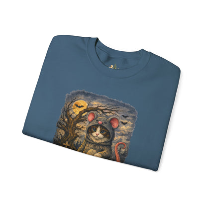 Halloween Cat/Mouse Sweatshirt – What Tails Lurk Behind The Pines Collection