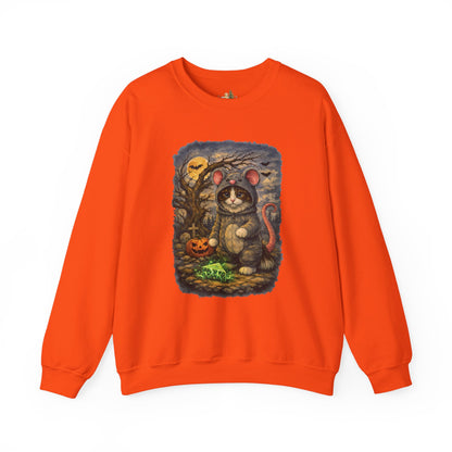 Halloween Cat/Mouse Sweatshirt – What Tails Lurk Behind The Pines Collection