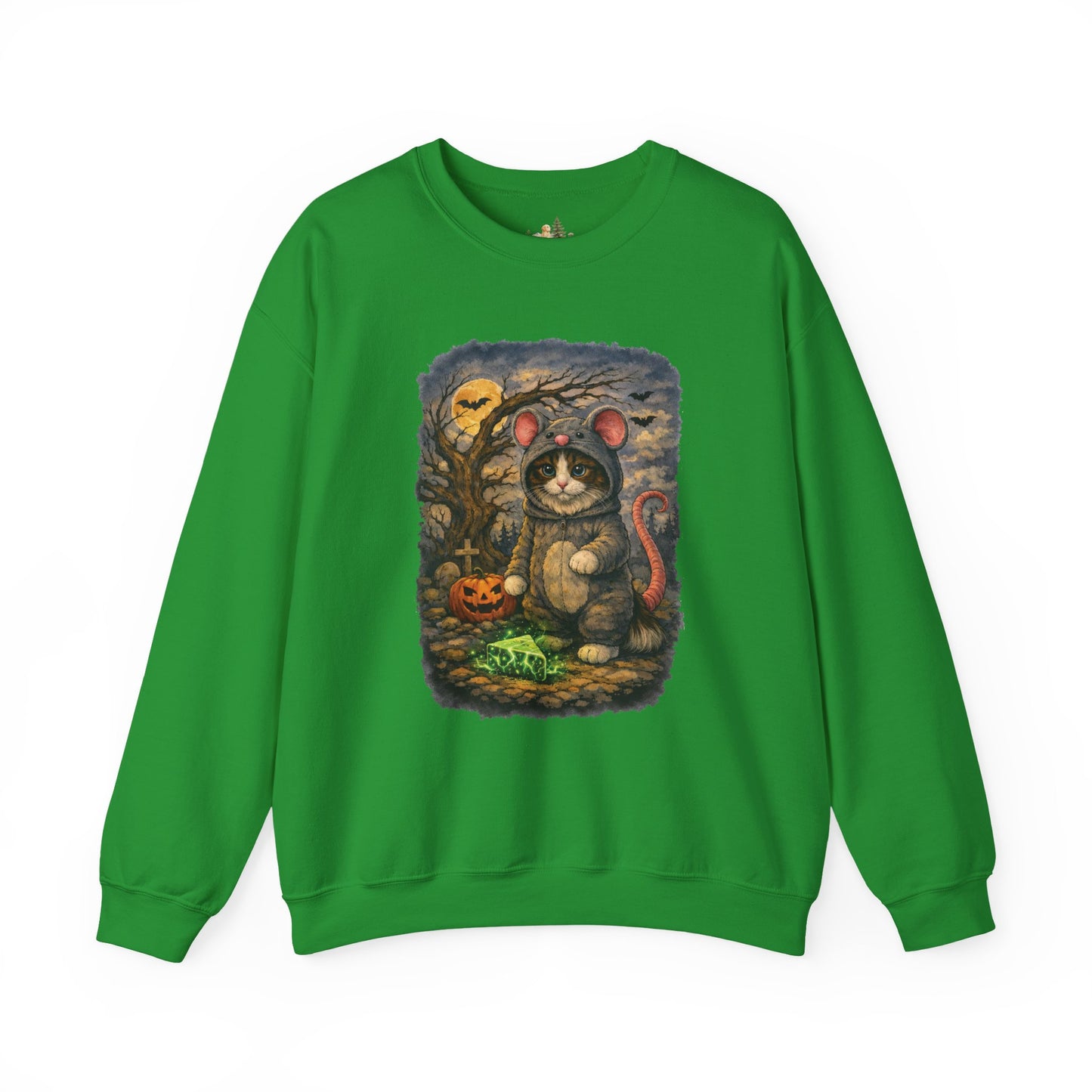 Halloween Cat/Mouse Sweatshirt – What Tails Lurk Behind The Pines Collection
