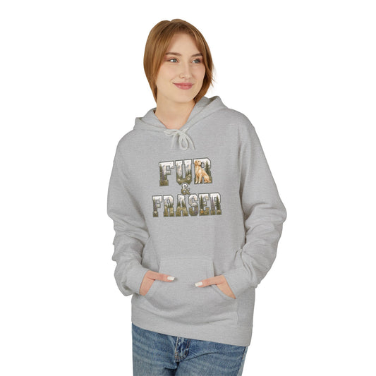 Fur & Fraser Floral Logo Hoodie — Cozy Pet Lover Pullover