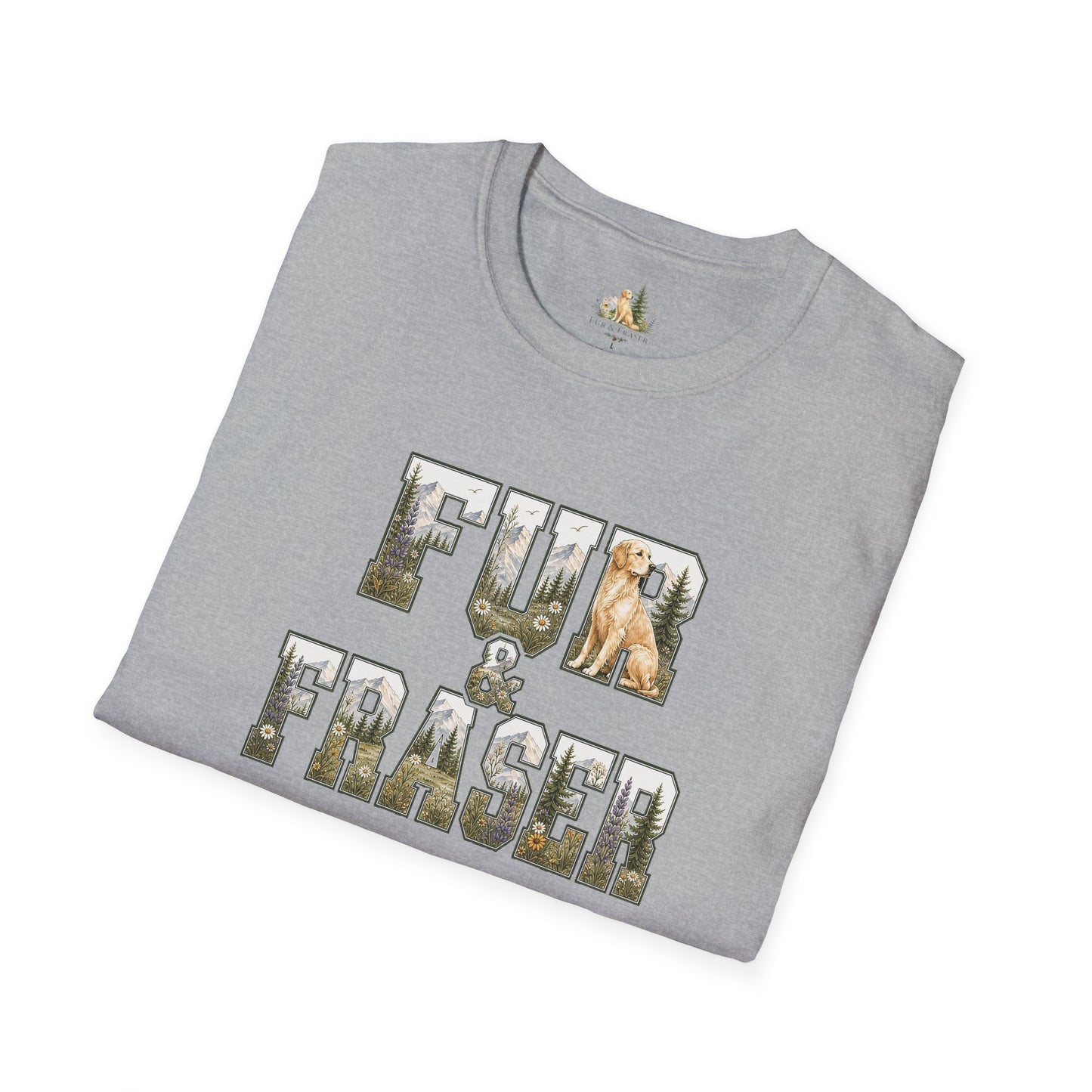 T-Shirt — Fur & Fraser Logo Graphic Tee(Light Weight, Ultra Soft Tee)